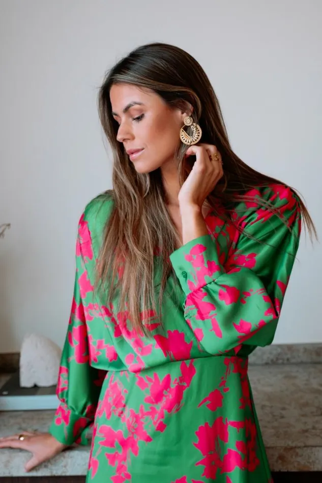 Women039s Clothing Dresses Easy Clothes Green And Pink Keeper Dress Green and Pink Women039s Clothing Dresses Easy Clothes Green And Pink Keeper Dress Green and Pink