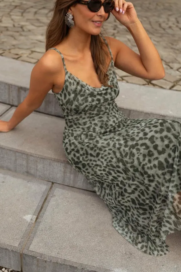 Women039s Clothing Dresses Easy Clothes Khaki Leopard Ludo Dress Khaki Leopard Women039s Clothing Dresses Easy Clothes Khaki Leopard Ludo Dress Khaki Leopard