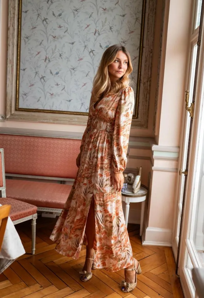 Women039s Clothing Dresses Easy Clothes Orange And Khaki Sylva Maxi Dress Orangekhaki Women039s Clothing Dresses Easy Clothes Orange And Khaki Sylva Maxi Dress Orangekhaki