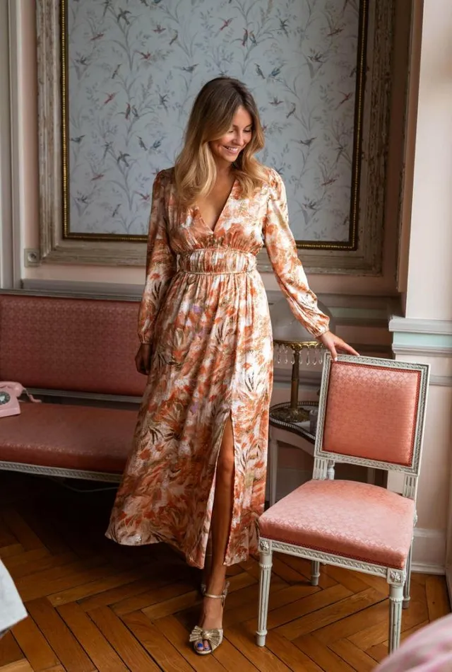 Women039s Clothing Dresses Easy Clothes Orange And Khaki Sylva Maxi Dress Orangekhaki Women039s Clothing Dresses Easy Clothes Orange And Khaki Sylva Maxi Dress Orangekhaki