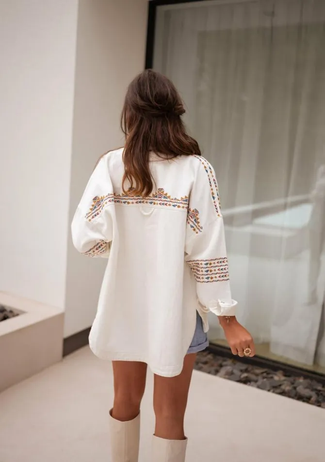 Women039s Clothing Jackets Easy Clothes Ecru Camy Patterned Jacket Women039s Clothing Jackets Easy Clothes Ecru Camy Patterned Jacket