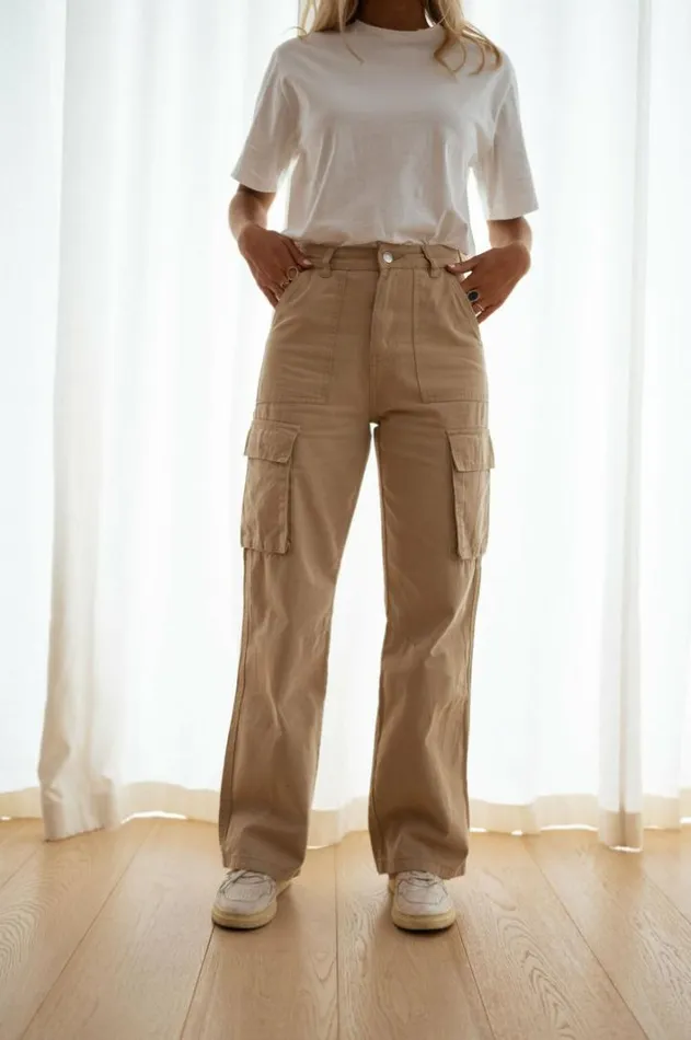 Women039s Clothing Pants and Jeans Easy Clothes Beige Laurel Cargo Pants