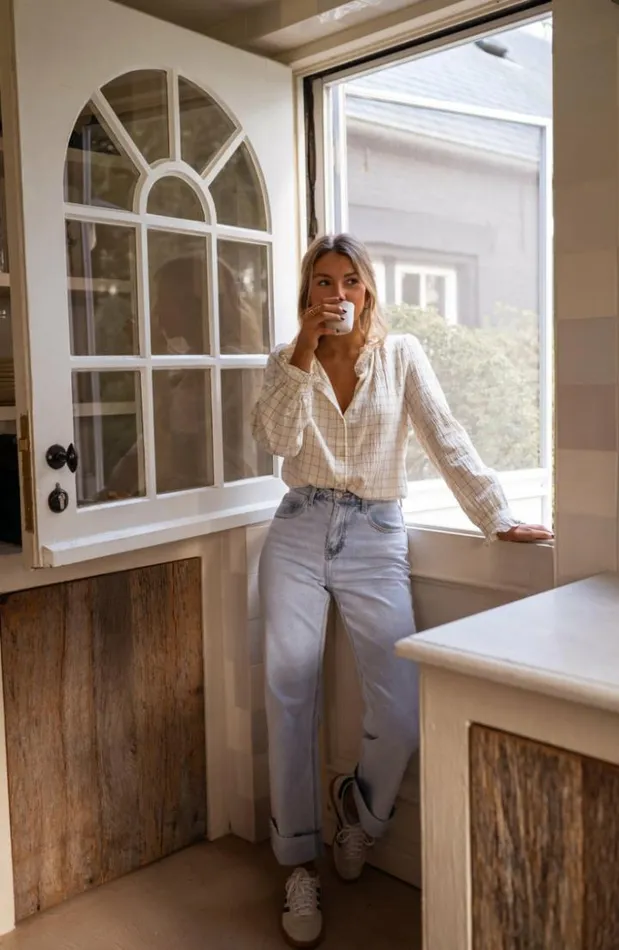 Women039s Clothing Shirts Easy Clothes Checkered Blandine Shirt Women039s Clothing Shirts Easy Clothes Checkered Blandine Shirt