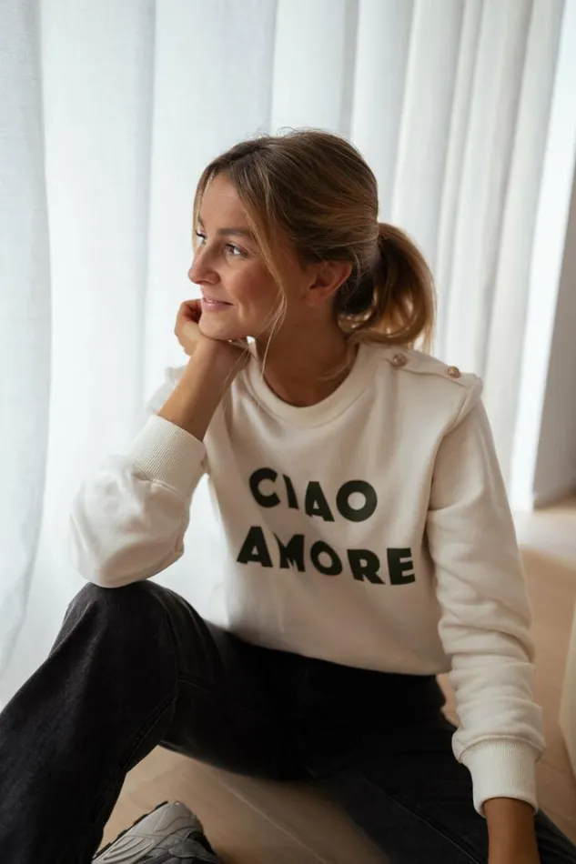 Women039s Clothing Sweaters Easy Clothes Ecru Ciao Sweater
