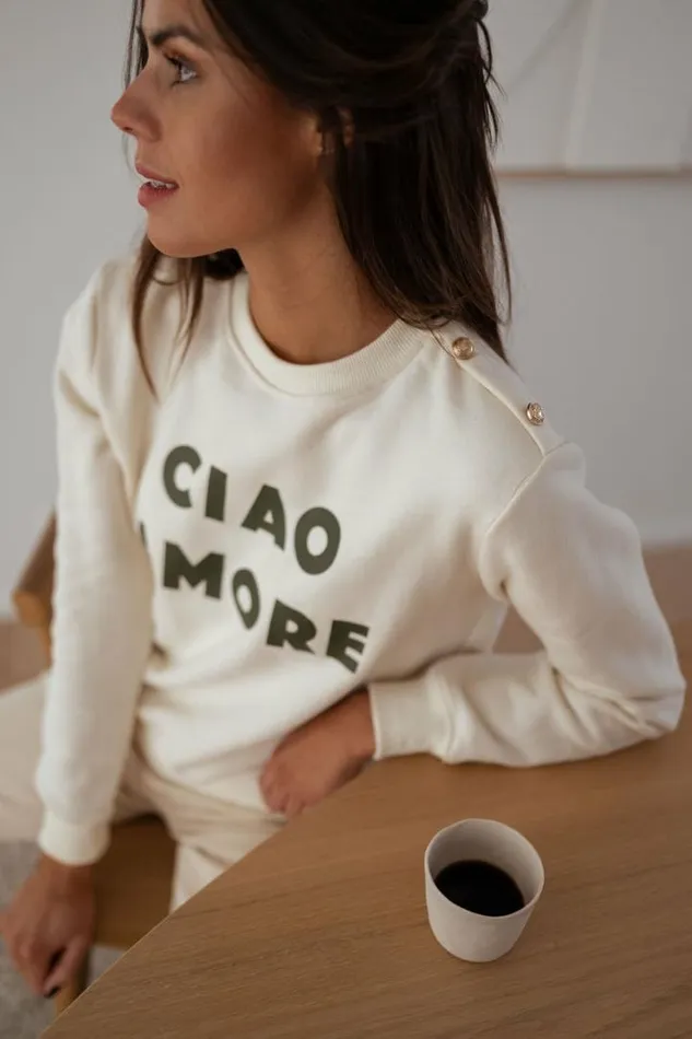 Women039s Clothing Sweaters Easy Clothes Ecru Ciao Sweater