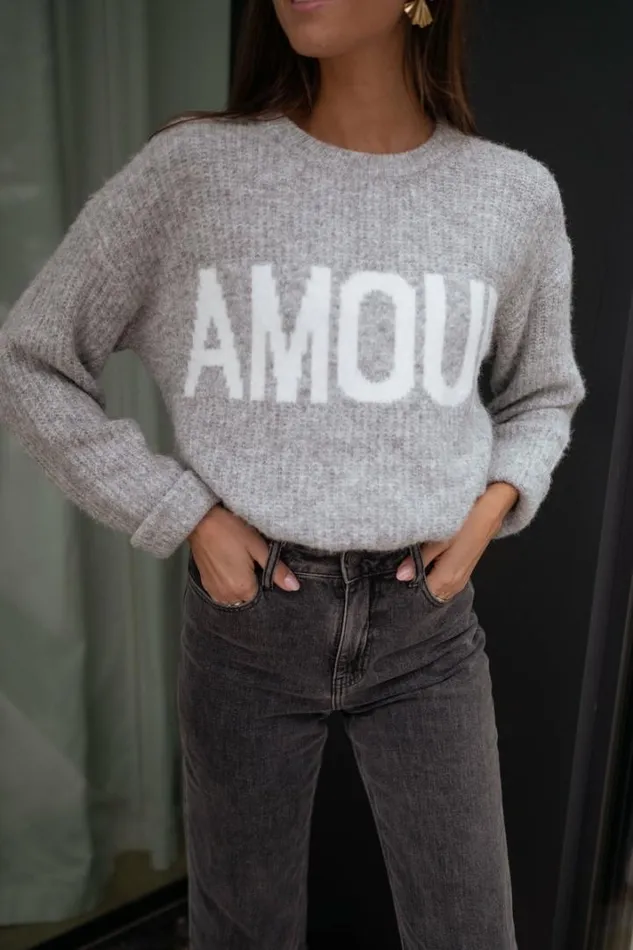 Women039s Clothing Sweaters Easy Clothes Grey Dyno Sweater