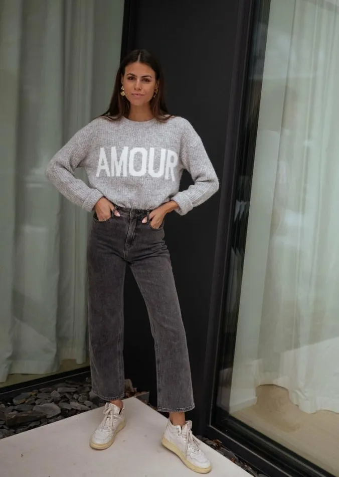 Women039s Clothing Sweaters Easy Clothes Grey Dyno Sweater