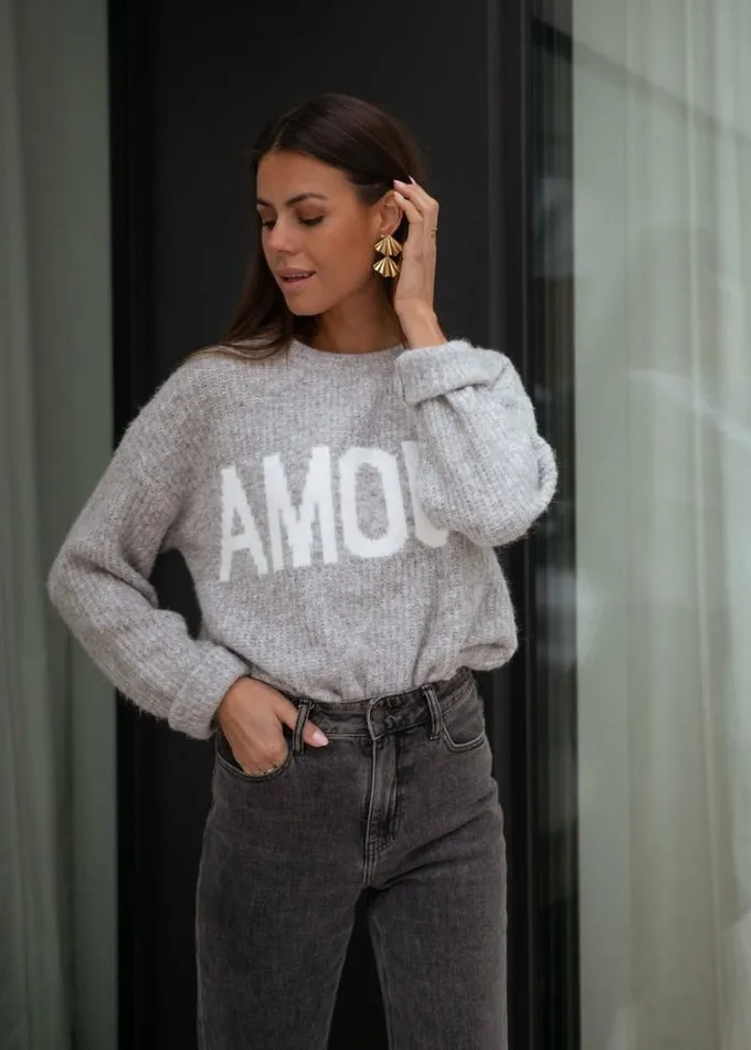 Women039s Clothing Sweaters Easy Clothes Grey Dyno Sweater