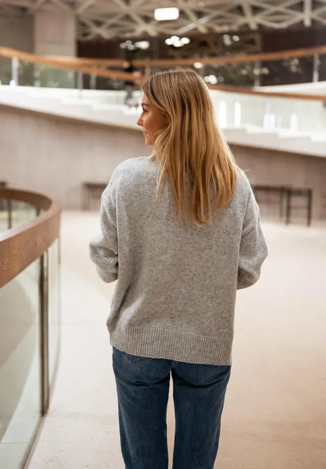 Women039s Clothing Sweaters Easy Clothes Grey Josa Sweater Women039s Clothing Sweaters Easy Clothes Grey Josa Sweater