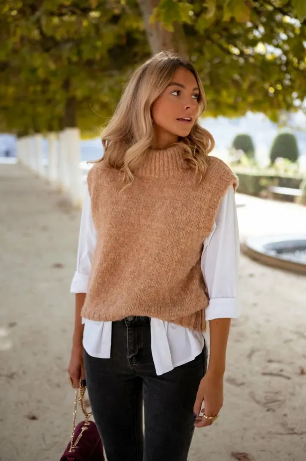 Women039s Clothing Sweaters Easy Clothes Sleeveless Grenoble Sweater