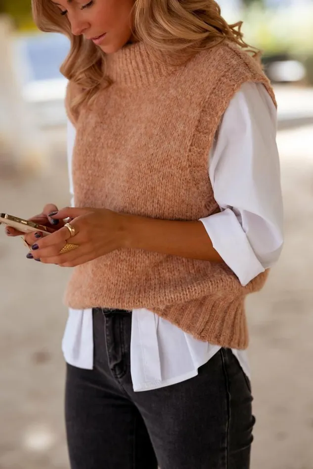 Women039s Clothing Sweaters Easy Clothes Sleeveless Grenoble Sweater