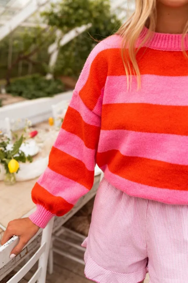Women039s Clothing Sweaters Easy Clothes Striped Sabrina Sweater Women039s Clothing Sweaters Easy Clothes Striped Sabrina Sweater