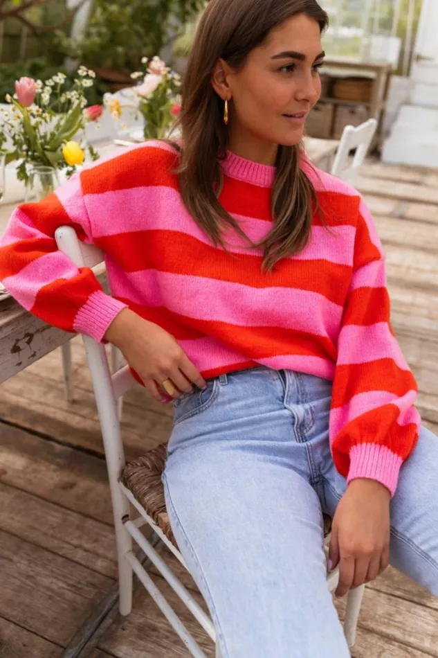 Women039s Clothing Sweaters Easy Clothes Striped Sabrina Sweater Women039s Clothing Sweaters Easy Clothes Striped Sabrina Sweater
