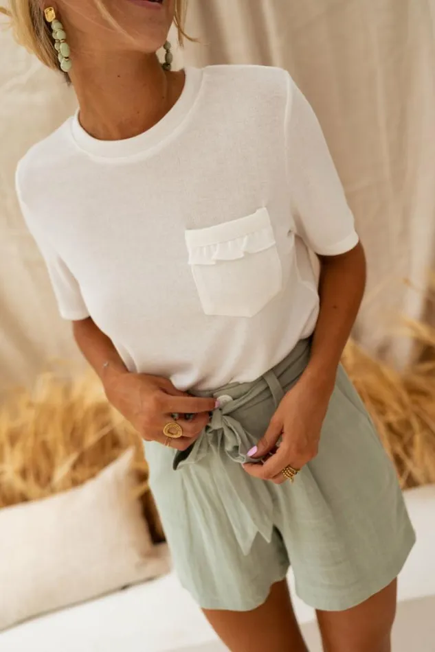 Women039s Clothing Tshirts Easy Clothes Ecru Aviva TShirt Ecru