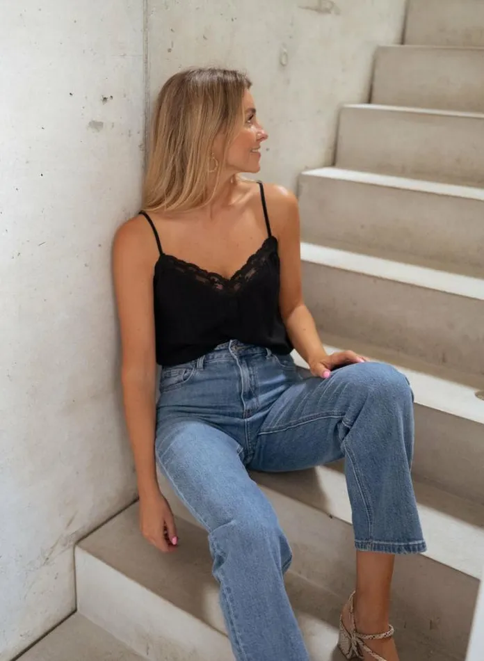 Women039s Clothing Tops Easy Clothes Black Selena Cami Black Women039s Clothing Tops Easy Clothes Black Selena Cami Black