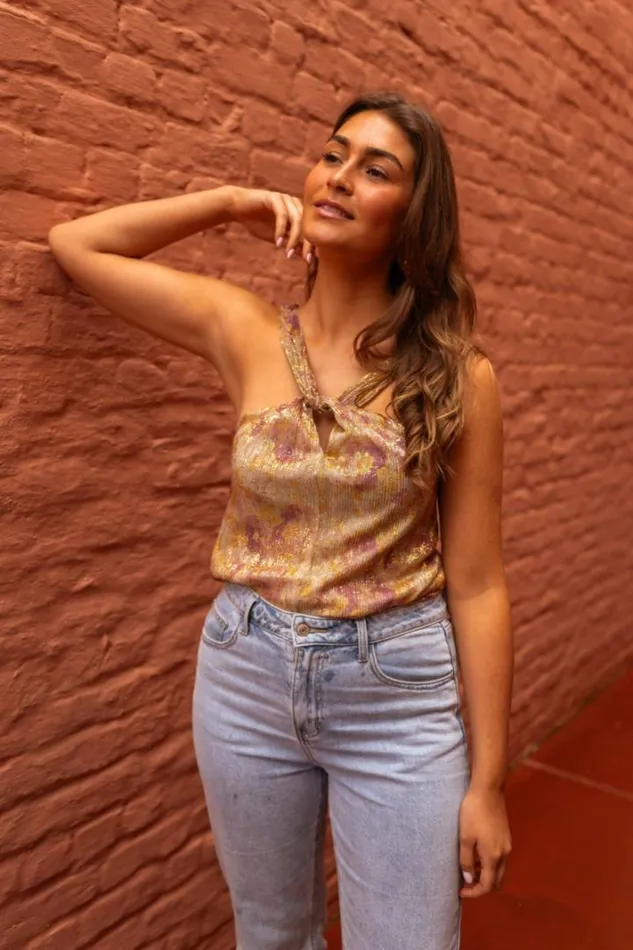 Women039s Clothing Tops Easy Clothes Purple And Golden Glory Top Women039s Clothing Tops Easy Clothes Purple And Golden Glory Top