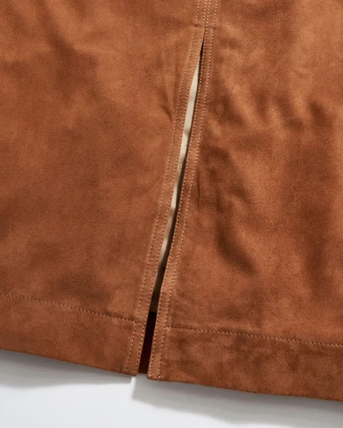 Women ALine Suede Skirt Cognac Billy Reid Bottoms