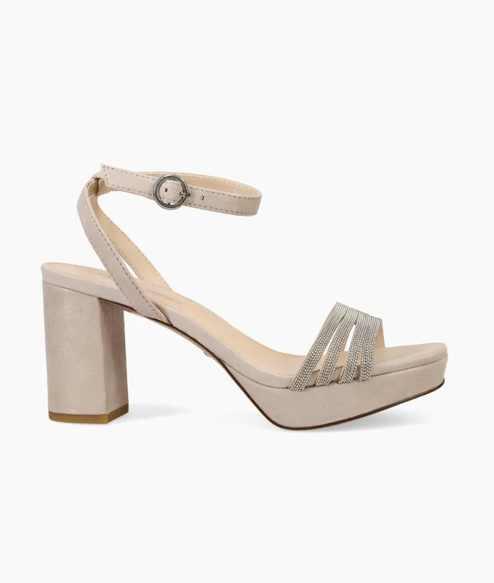 Women Aliana Platform 8211 Taupe Pelle Moda Platforms