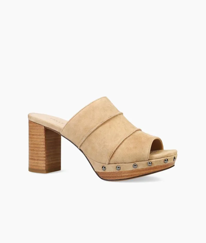 Women Amery Mule 8211 Latte Pelle Moda High Heels Women Amery Mule 8211 Latte Pelle Moda High Heels