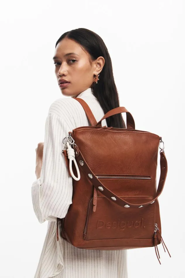 Women Backpacks Desigual S Logo Backpack