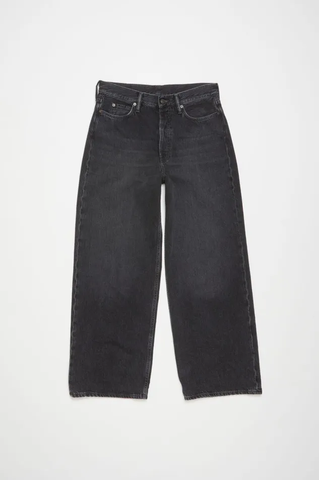 Women Baggy Fit Jeans 8211 1981F Black Acne Studios Jeans
