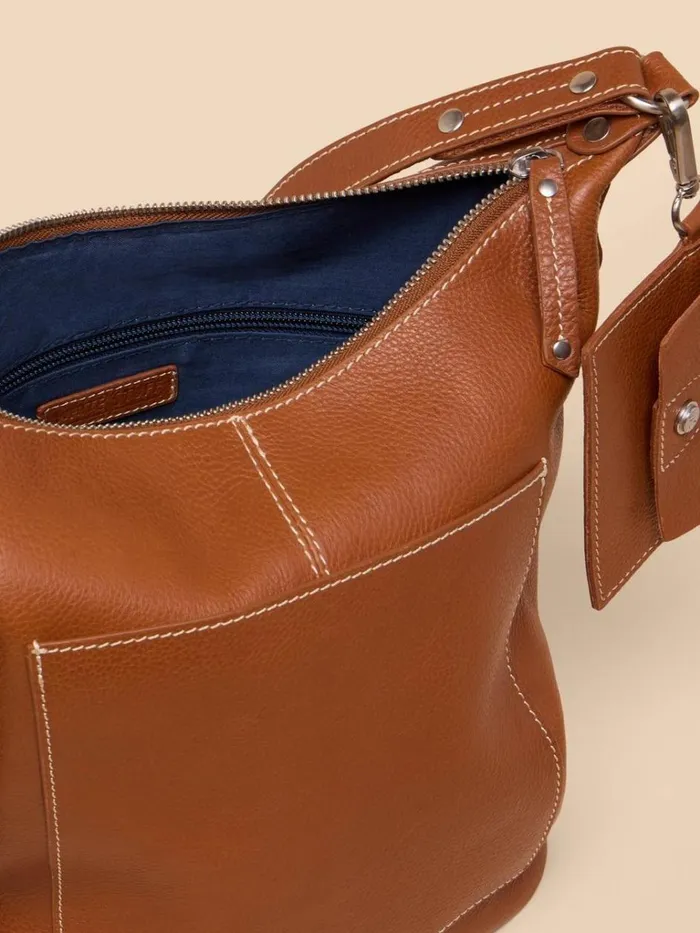 Women BAGS and PURSES White Stuff Fern Crossbody Leather Mid Tan Women BAGS and PURSES White Stuff Fern Crossbody Leather Mid Tan