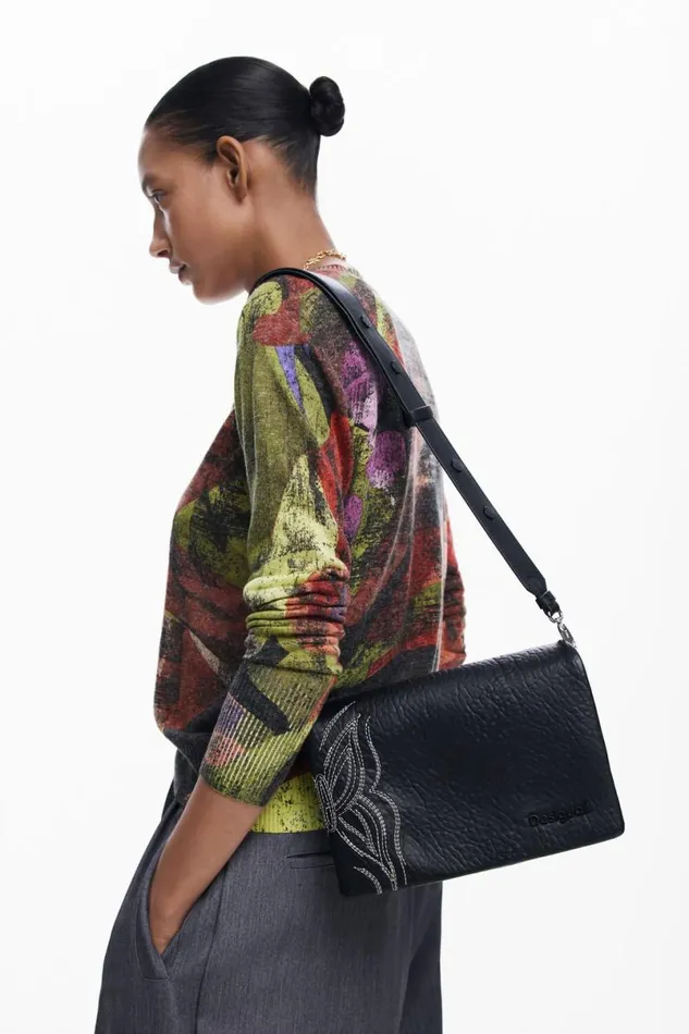 Women Bags Desigual S Bag With Butterfly Engraving