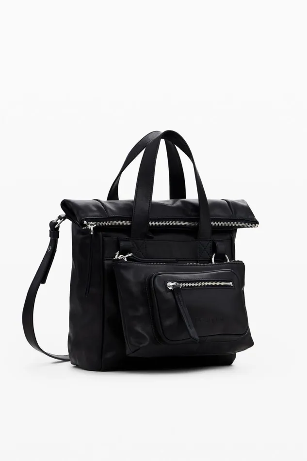 Women Bags Desigual Voyager M Leather Backpack