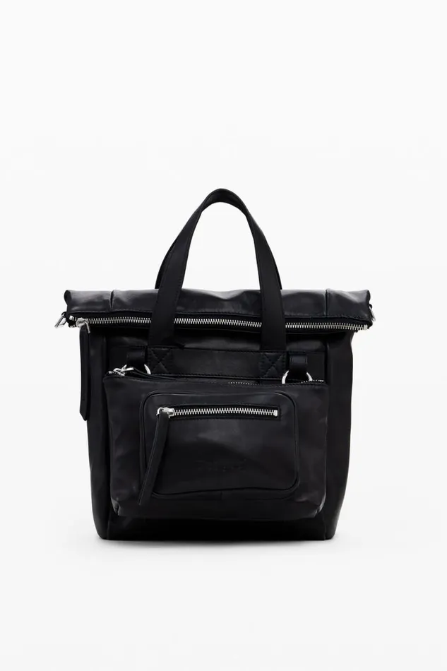 Women Bags Desigual Voyager M Leather Backpack