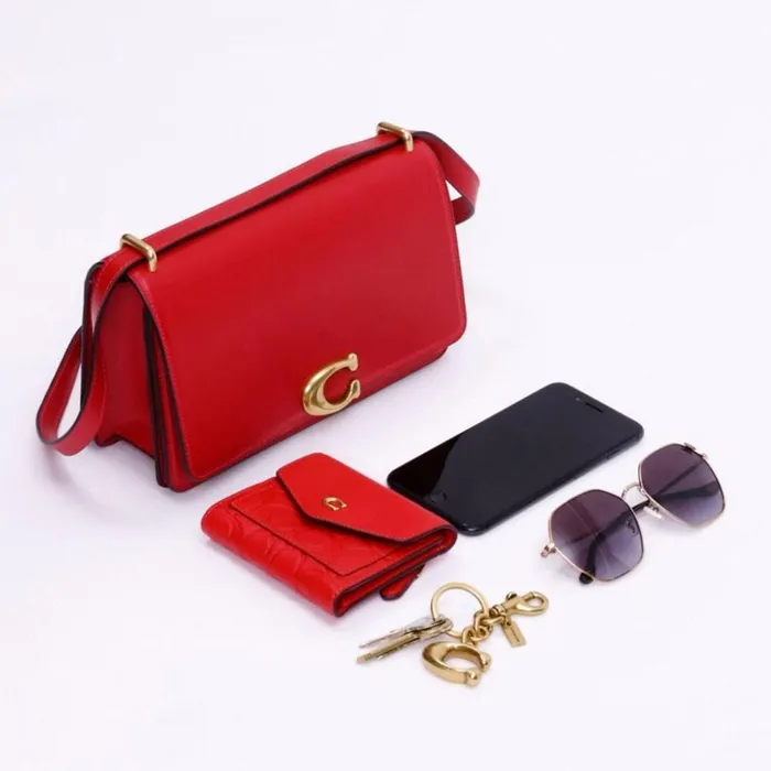 Women Bandit Shoulder Bag Brassdenim Coach Shoulder Bags and Hobos