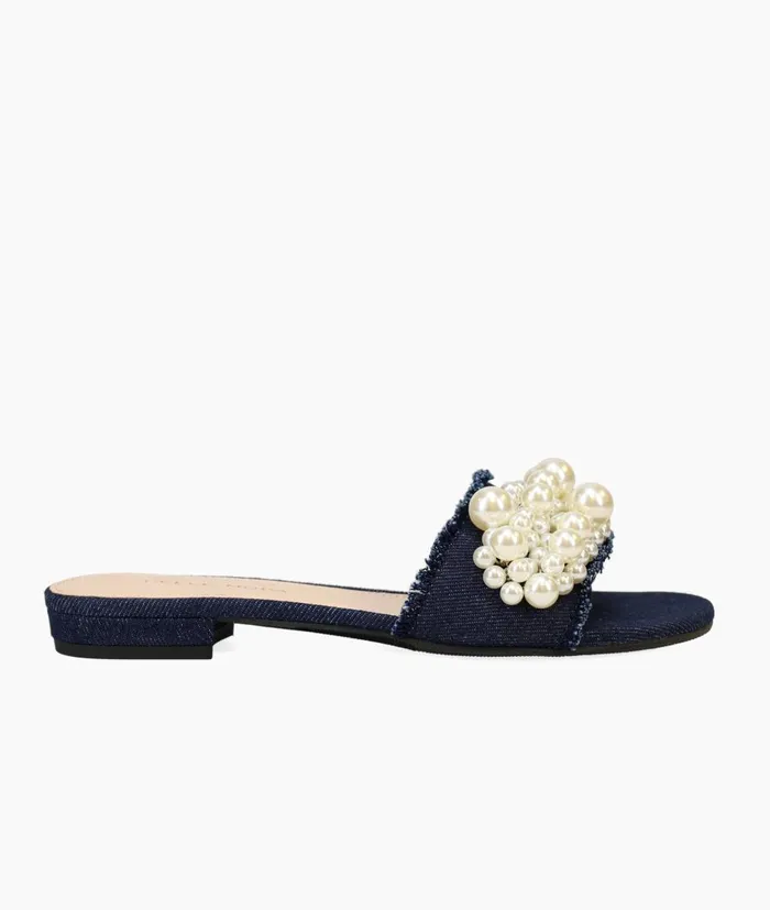 Women Bayer 2 Slide 8211 Indigo Pelle Moda Sandals