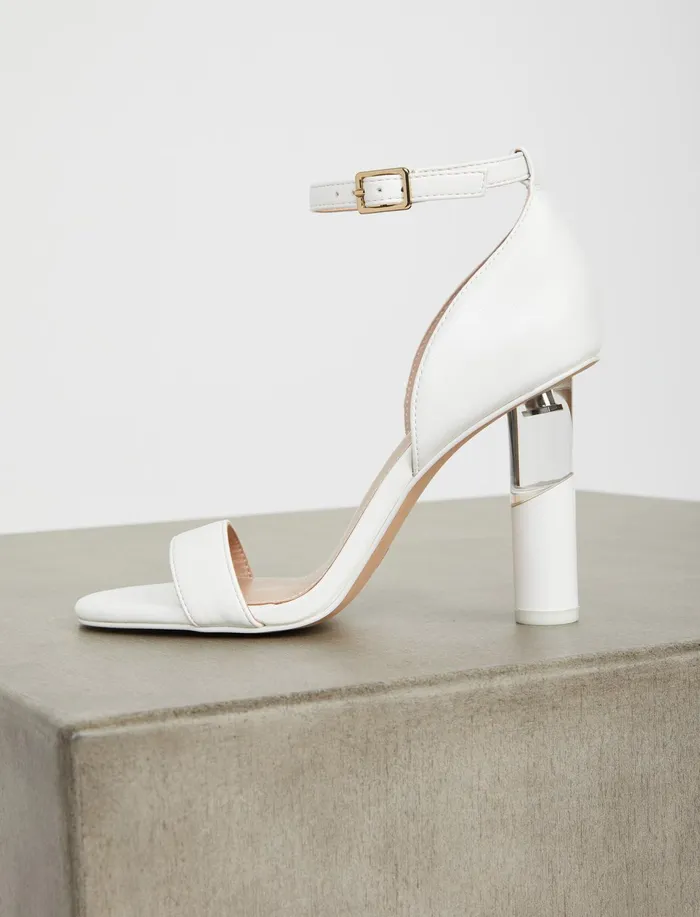 Women BCBGeneration BCBG Lexana Leather Sandal White Women BCBGeneration BCBG Lexana Leather Sandal White