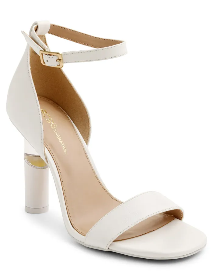 Women BCBGeneration BCBG Lexana Leather Sandal White Women BCBGeneration BCBG Lexana Leather Sandal White
