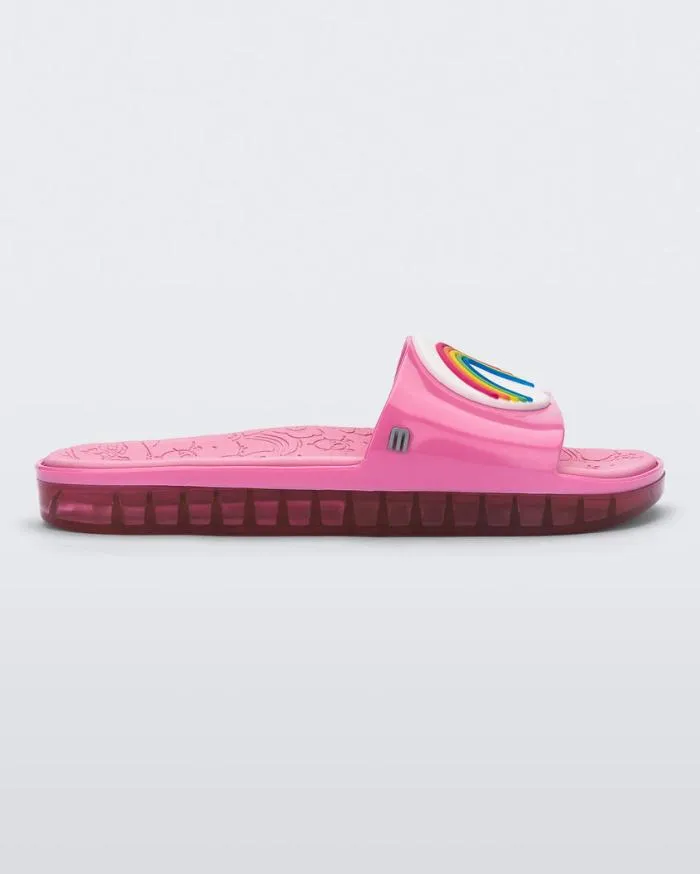 Women Beach Pink Melissa Slides