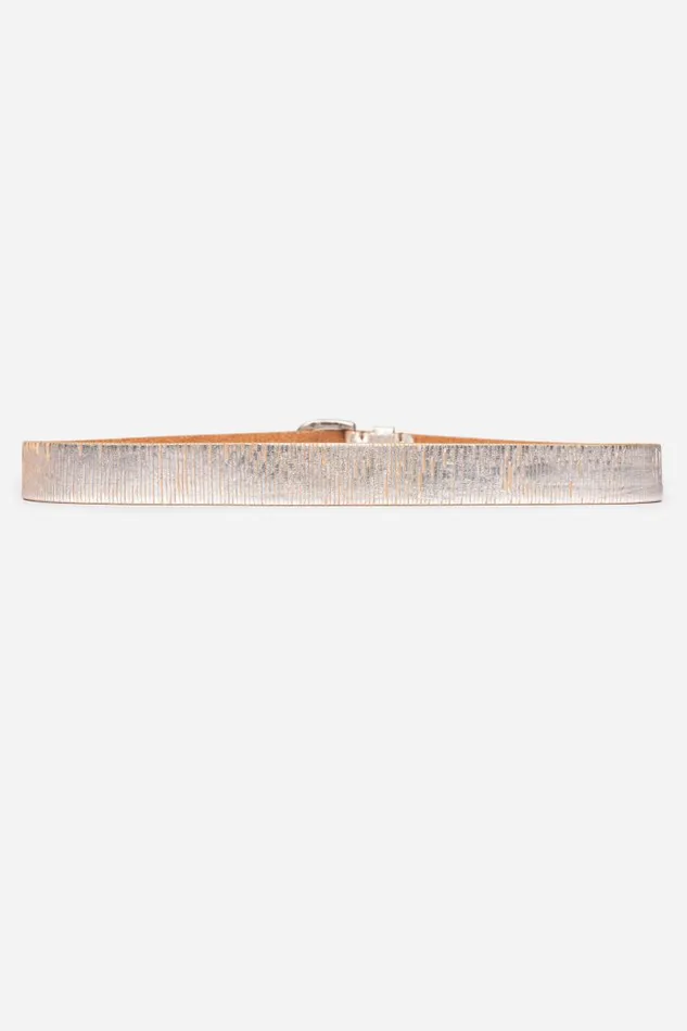Women Belts Johnny Was TAGLIO ITALIAN LEATHER BELT Silver Women Belts Johnny Was TAGLIO ITALIAN LEATHER BELT Silver