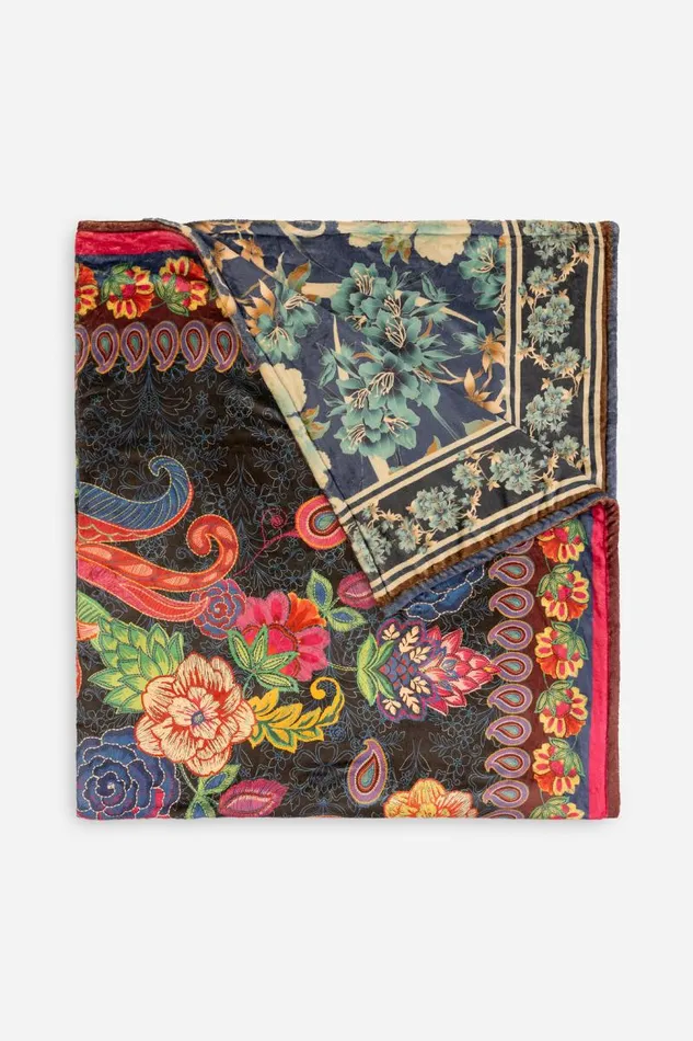 Women Blankets Johnny Was Laurel Canyon Cozy Blanket Emberwing Scarf Print