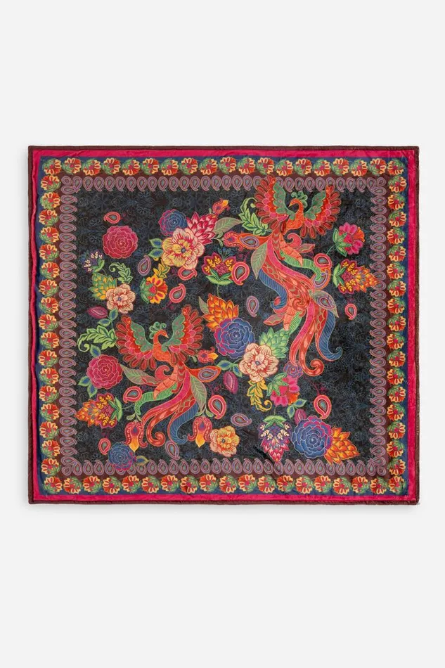 Women Blankets Johnny Was Laurel Canyon Cozy Blanket Emberwing Scarf Print