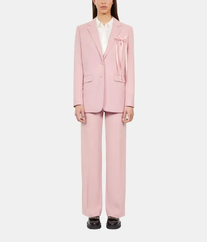 Women Blazers and Suits THE KOOPLES Pink Woolblend Suit Jacket