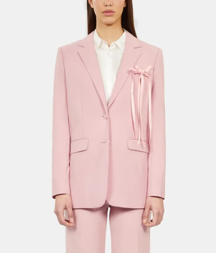 Women Blazers and Suits THE KOOPLES Pink Woolblend Suit Jacket Women Blazers and Suits THE KOOPLES Pink Woolblend Suit Jacket