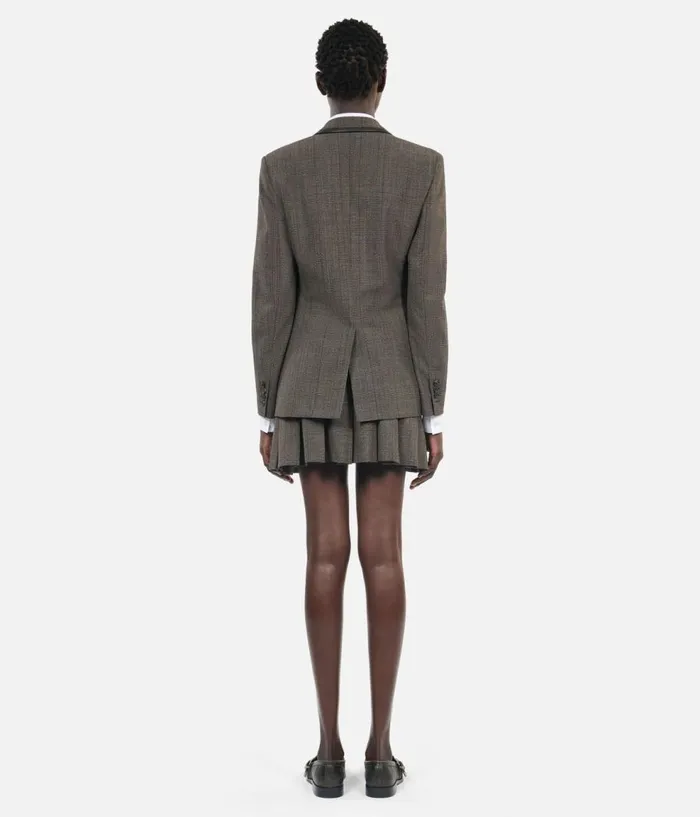 Women Blazers and Suits THE KOOPLES Prince Of Wales Brown Jacket Women Blazers and Suits THE KOOPLES Prince Of Wales Brown Jacket