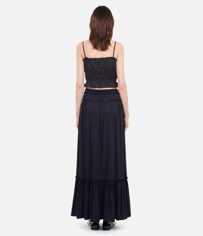 Women Blouses and Shirts THE KOOPLES Black Top With Bows Women Blouses and Shirts THE KOOPLES Black Top With Bows