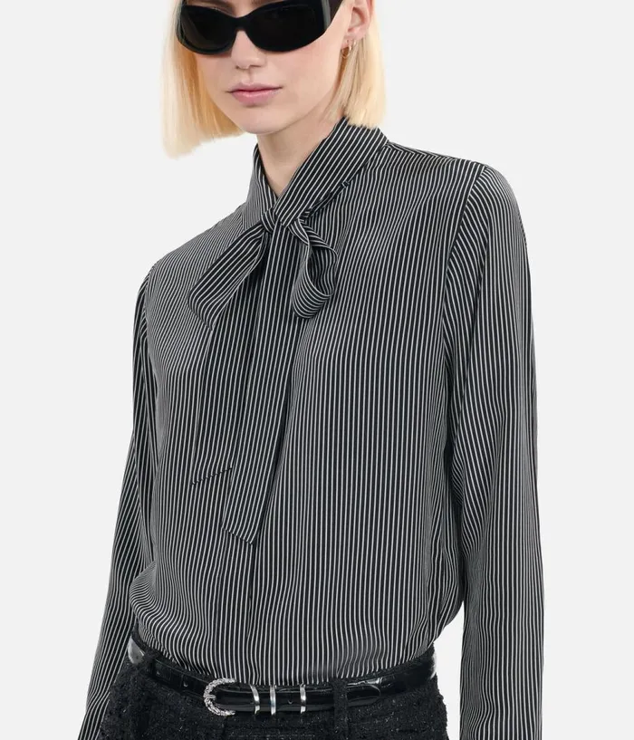 Women Blouses and Shirts THE KOOPLES Striped Silk Shirt