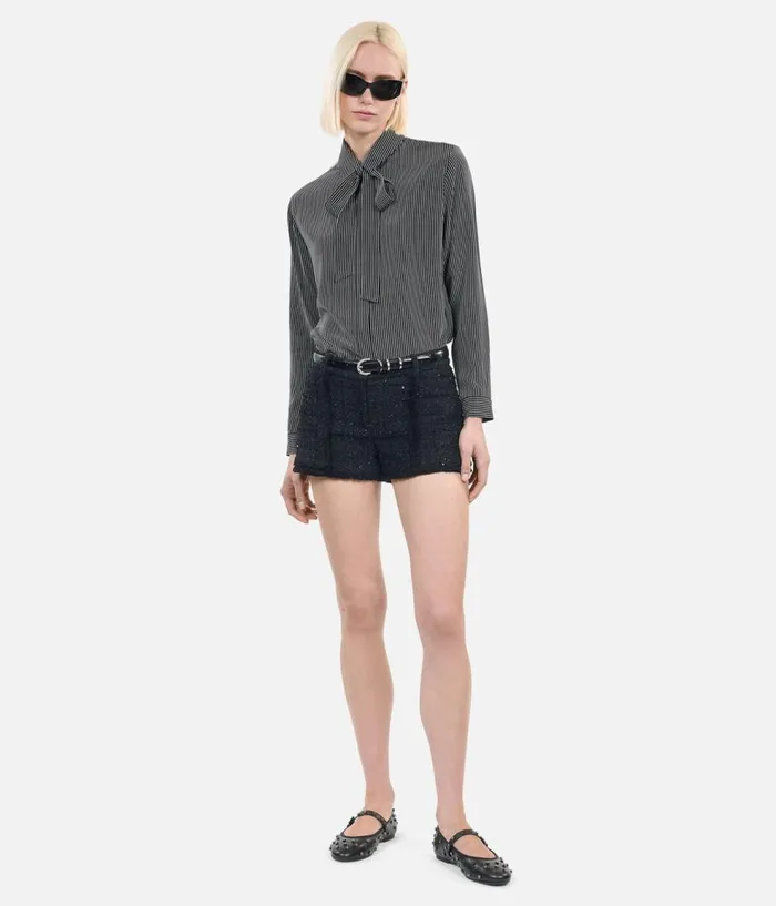 Women Blouses and Shirts THE KOOPLES Striped Silk Shirt Women Blouses and Shirts THE KOOPLES Striped Silk Shirt