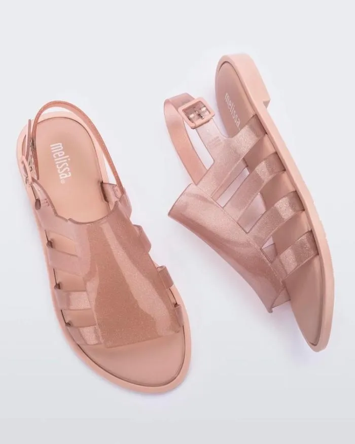 Women Boemia Glitter Pink Melissa Sandals