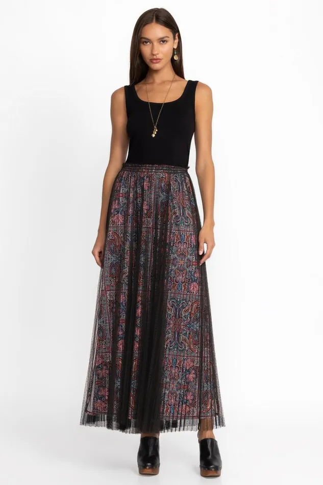 Women Bottoms Johnny Was YOLANDA PLEATED MAXI SKIRT Tallula Women Bottoms Johnny Was YOLANDA PLEATED MAXI SKIRT Tallula