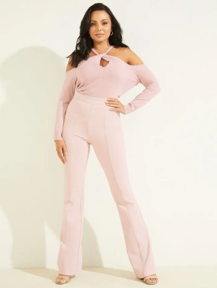 Women Bottoms Marciano Chloe Flared Pant Lilac Mist Women Bottoms Marciano Chloe Flared Pant Lilac Mist