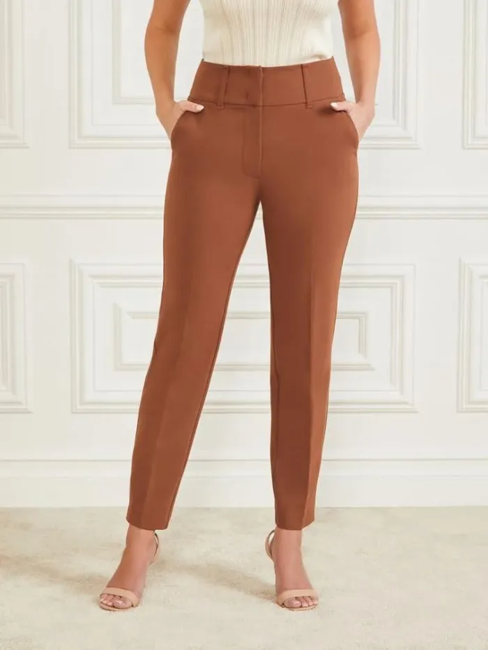 Women Bottoms Marciano Shelly Pant Brown Beauty