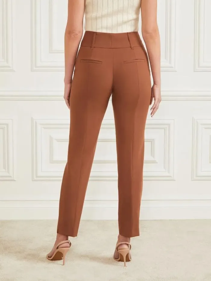 Women Bottoms Marciano Shelly Pant Brown Beauty Women Bottoms Marciano Shelly Pant Brown Beauty