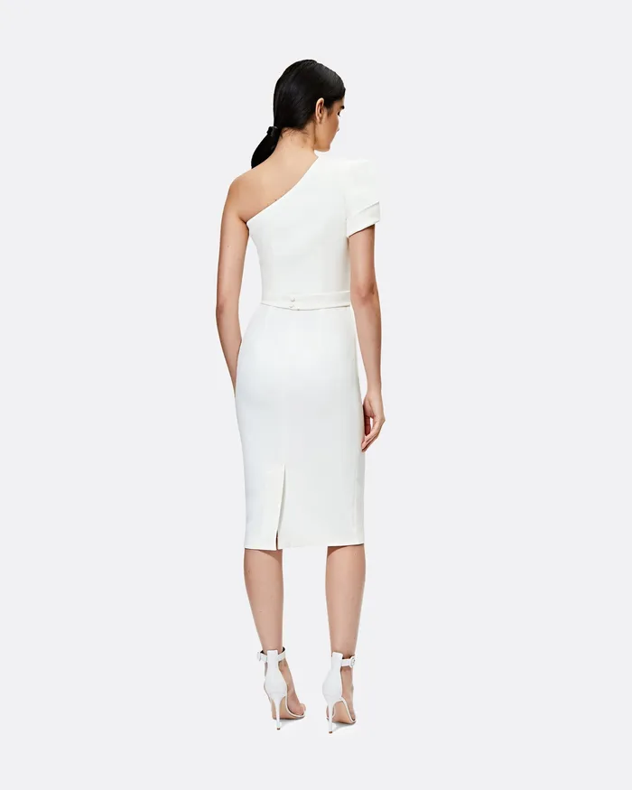 Women Bridal Safiyaa Kora Ivory Midi Dress Ivory