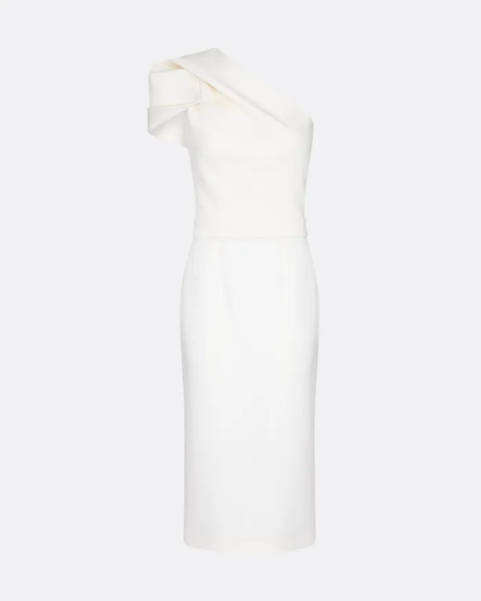 Women Bridal Safiyaa Kora Ivory Midi Dress Ivory